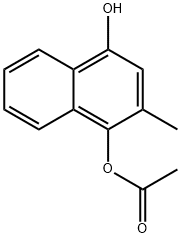 Menadiol monoacetate Structure