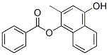 4-HYDROXY-2-METHYLNAPHTHYL BENZOATE 结构式
