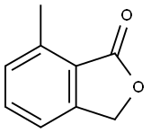7-甲基异苯并呋喃-1(3H)-酮 结构式