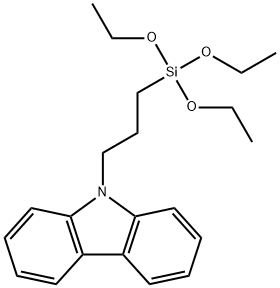 3 - 咔唑基丙基三乙氧基硅烷, 221105-38-0, 结构式