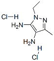 1H-Pyrazole-4,5-diamine,1-ethyl-3-methyl-,dihydrochloride(9CI) Structure