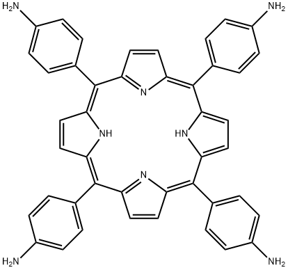 5,10,15,20-テトラキス(4-アミノフェニル)-21H,23H-ポルフィン 化学構造式