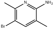 5-溴-3,6-二甲基吡啶-2-胺, 221135-63-3, 结构式