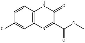 METHYL 7-CHLORO-3-OXO-3,4-DIHYDROQUINOXALINE-2-CARBOXYLATE Structure