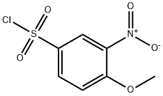 4-methoxy-3-nitrobenzenesulphonyl chloride  Struktur
