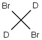 ジブロモメタン-D2 化学構造式