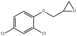 2-((2,4-二氯苯氧基)甲基)环氧乙烷 结构式