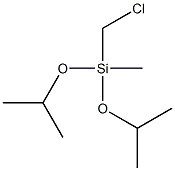 クロロメチル(メチル)ジイソプロポキシシラン 化学構造式