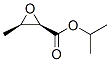Oxiranecarboxylic acid, 3-methyl-, 1-methylethyl ester, (2R,3R)- (9CI) Structure