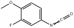 2-fluoro-4-isocyanato-1-methoxybenzene(SALTDATA: FREE) Struktur