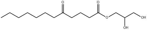 α-Glyceryl-δ-keto-dodecanoate Struktur