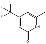 6-METHYL-4-(TRIFLUOROMETHYL)-2(1H)-PYRIDONE Struktur
