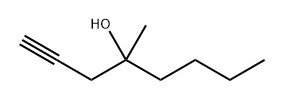 4-甲基-1-辛炔-4-醇 结构式