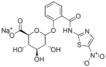 TIZOXANIDE GLUCURONIDE, SODIUM SALT Struktur