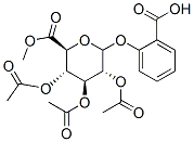 2-Carboxyphenyl -D-Glucopyranosiduronic Acid 6-Methyl Ester Triacetate Structure