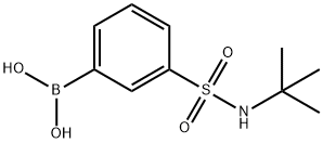 3-硼苯磺酰胺叔丁酯 结构式