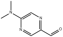 Pyrazinecarboxaldehyde, 5-(dimethylamino)- (9CI) Structure