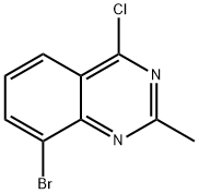 8-BROMO-4-CHLORO-2-METHYL-QUINAZOLINE Structure