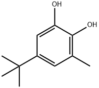 3-メチル-5-tert-ブチルカテコール 化学構造式