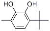 3-tert-butyl-6-methylpyrocatechol  Struktur