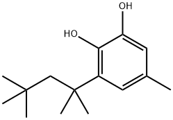 5-methyl-3-(1,1,3,3-tetramethylbutyl)pyrocatechol Structure