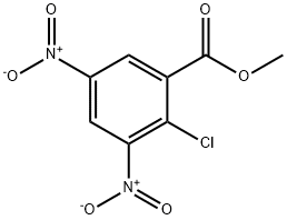 2-氯-3,5-二硝基-苯甲酸甲酯,2213-79-8,结构式
