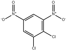 1,2-ジクロロ-3,5-ジニトロベンゼン 化学構造式