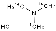 TRIMETHYLAMINE HYDROCHLORIDE, [14C] 结构式