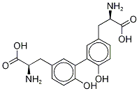 L,L-Dityrosine Hydrochloride Struktur