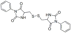 5,5'-[Dithiobis(methylene)]bis(3-phenyl-2,4-imidazolidinedione) 结构式