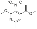 2-METHOXY-4-(1-METHOXYVINYL)-6-METHYL-3-NITROPYRIDINE,221349-77-5,结构式