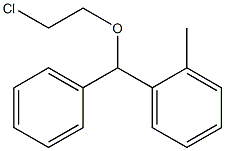 2-Chloro(methylphenyl)phenylmethoxy Ethane Ether 结构式
