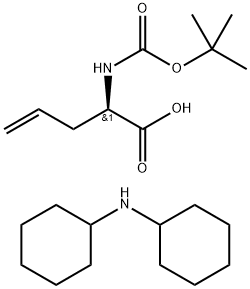 BOC-D-ALLYLGLYCINE DCHA SALT 化学構造式