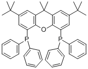 (2,7-二叔丁基-9,9-二甲基-9H-蒽-4,5-二基)双(二苯基膦) 结构式