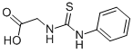 N-[(フェニルアミノ)チオキソメチル]グリシン 化学構造式