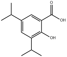 3,5-ジイソプロピルサリチル酸 化学構造式
