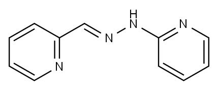 ピコリンアルデヒド2-ピリジルヒドラゾン 化学構造式
