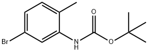 2-BOC-AMINO-4-BROMOTOLUENE Structure