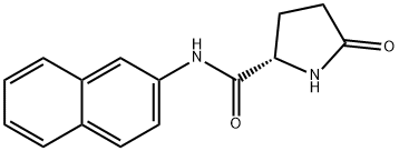 L-PYROGLUTAMIC ACID BETA-NAPHTHYLAMIDE Structure