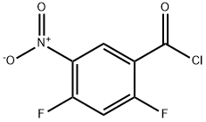 5-(Chloroformyl)-2,4-difluoronitrobenzene, 5-(Chlorocarbonyl)-2,4-difluoronitrobenzene,221560-09-4,结构式