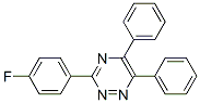 5,6-Diphenyl-3-(p-fluorophenyl)-1,2,4-triazine Structure