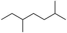 2,5-DIMETHYLHEPTANE Structure