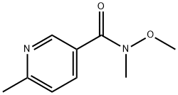 依托考昔中间体:N-甲氧基-6,N-二甲基烟酰胺, 221615-71-0, 结构式