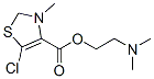2-dimethylaminoethyl 5-chloro-3-methyl-thiazole-4-carboxylate Struktur