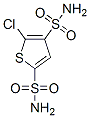 5-Chloro-2,4-thiophenedi(sulfonamide) 结构式