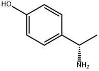 4-[(1S)-1-アミノエチル]フェノール 化学構造式