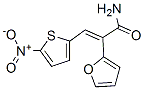 3-(5-nitro-2-thienyl)-2-(2-furyl)acrylamide Struktur
