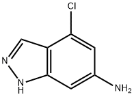 6-AMINO-4-CHLORO-1H-INDAZOLE Structure