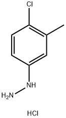 (4-氯-3-甲基苯基)-肼盐酸盐 结构式