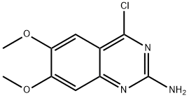 2-AMINO-4-CHLORO-6,7-DIMETHOXYQUINAZOLINE Structure
